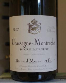 2007 Chassagne Montrachet Morgeot 1er cru, Domaine Bernard Moreau